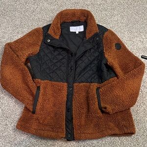 Madden Girl Brown and Black Kids Puffer Jacket